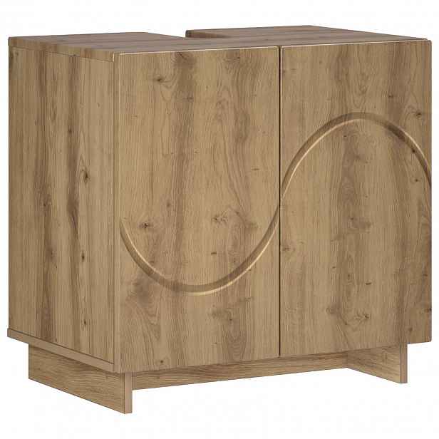 vidaXL Koupelnová skříňka Dub artisan 60 x 41 x 58 cm Kompozitní dřevo