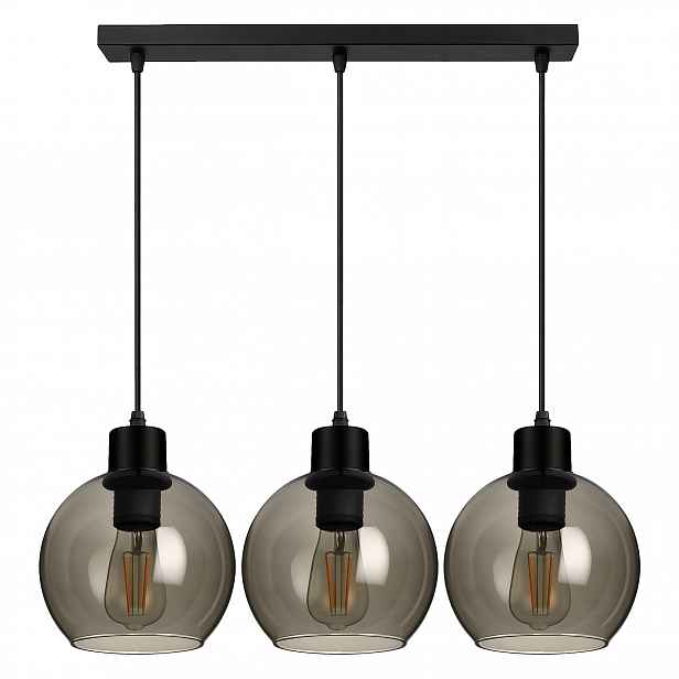 závěsné stropní svítidlo Lustr Stropní Svítidlo Led skleněné koule Kouřová Modern