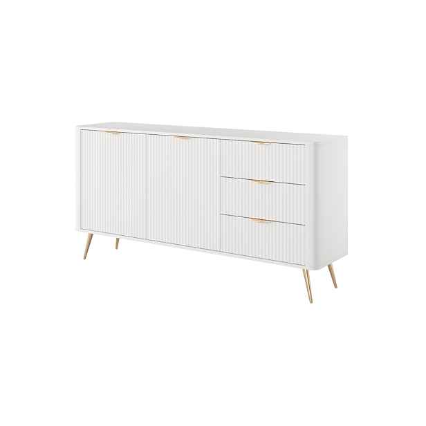 ArtLas Komoda LINA 163 2D23 | bílá