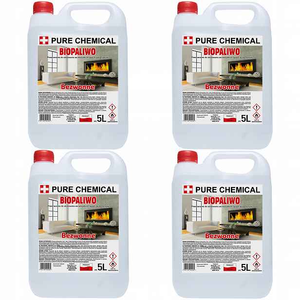 Biopalivo do biokrbu Atest bioethanol 20 l (4x5 l)