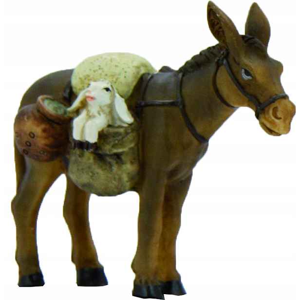 Figurka "Oslík s beránkem" 12,0 cm vysoká pro figurky o výšce 15 cm