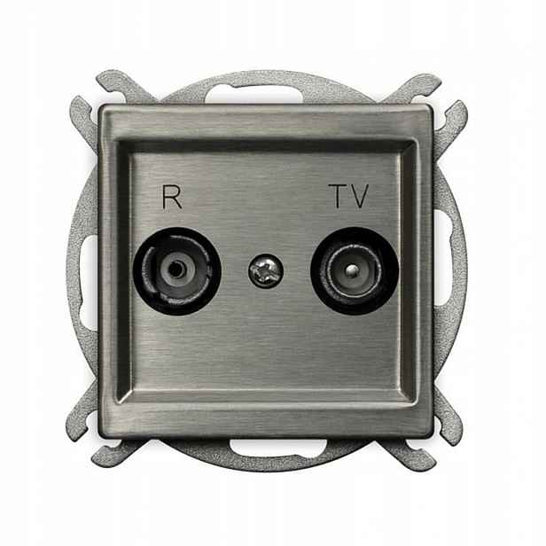 Ospel Sonáta ocel inox – zásuvka Sat GPA-RMS/m/37