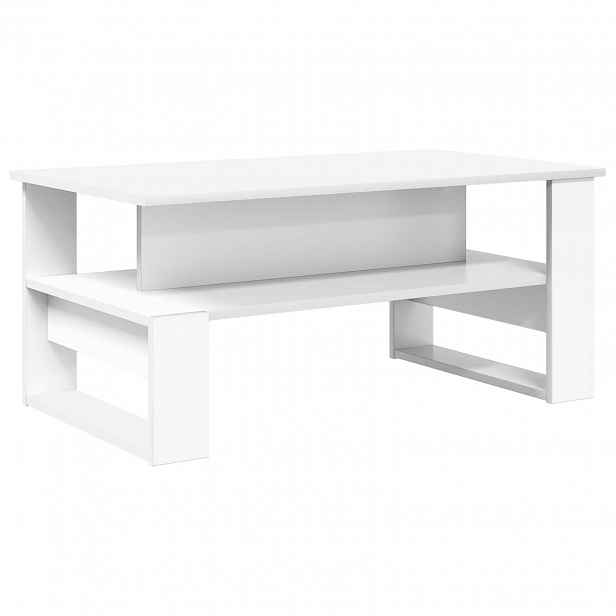 vidaXL Konferenční stolek Bílá 90 x 50 x 40 cm Kompozitní dřevo