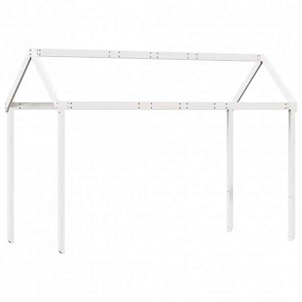 vidaXL Střecha na dětskou postel bílá 217 x 85,5 x 154 cm borové dřevo