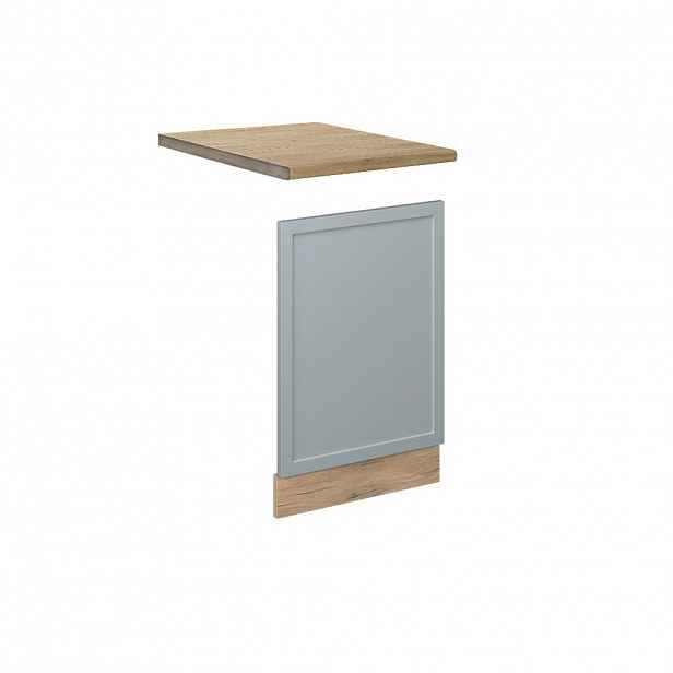 Vicco PŘEDNÍ PANEL Fame-Line Světle modrošedá 45 cm , PD Dub