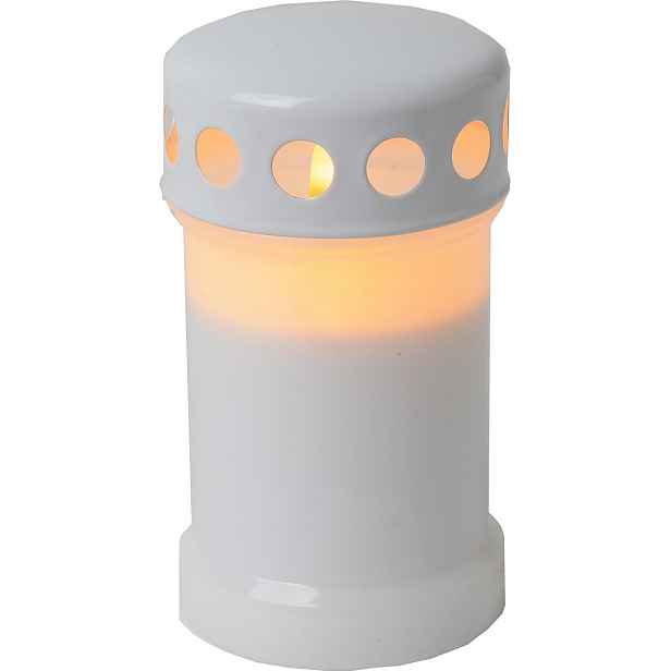 Hřbitovní LED svíčka výška 21 cm Star Trading Serene - bílá