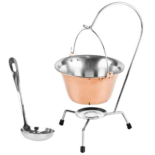 Perfect Home Servírovací kotlík se stojanem, naběračkou, 0,8L, 87519