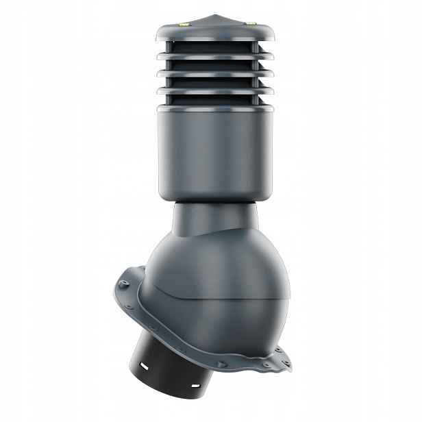 Větrací komín Smartline profil G fi 125 mm, zateplený, antracitový
