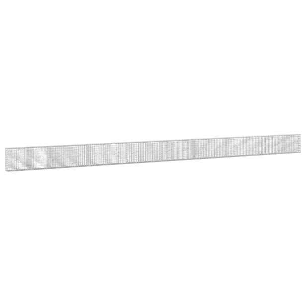 vidaXL Gabion s drátem 3,5 mm a síťkou 5x5 cm 850x20x50 cm