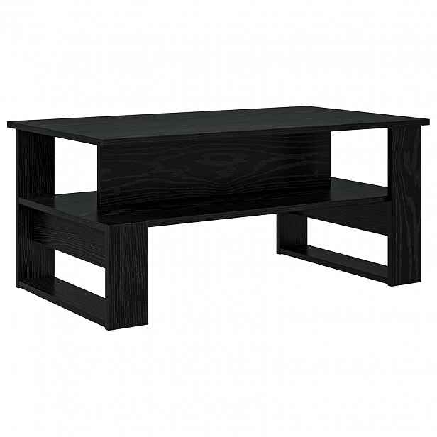 vidaXL Konferenční stolek Černý dub 90 x 50 x 40 cm Kompozitní dřevo