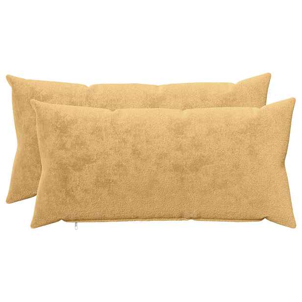 vidaXL Povlak na polštář 2 ks HEERLEN Taupe 40 x 80 cm Flanel