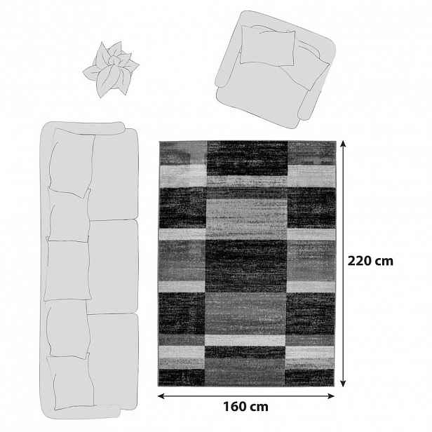 XXXLutz TKANÝ KOBEREC, 160/220 cm, béžová Boxxx - Tkané koberce - 005964005864