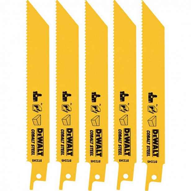 DeWALT - Sada pilových plátků, délka 15 cm, 5 ks DT2345