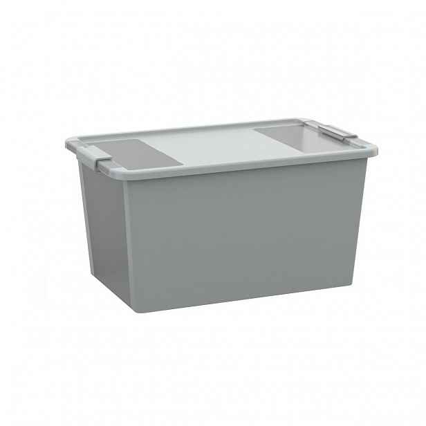 Úložný Bi box L 40 litrů kombinace průhledná šedá