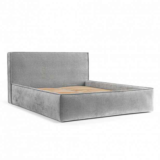 Maison de Reve ČALOUNĚNÁ POSTEL Lounge, 160/200 cm, světle šedá