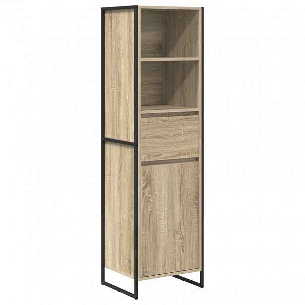 vidaXL Knihovna Dub sonoma 43 x 36 x 150.5 cm Kompozitní dřevo