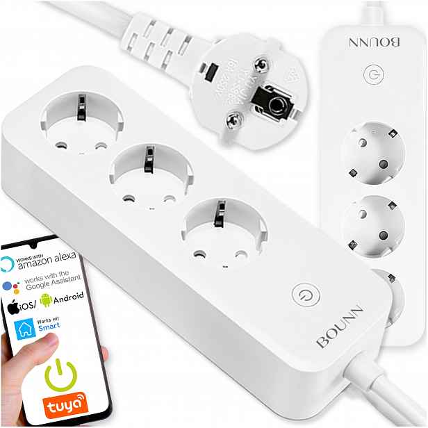 Zásuvková Lišta Inteligentní Zásuvka Prodlužovací Kabel Smart WiFi Ovladač