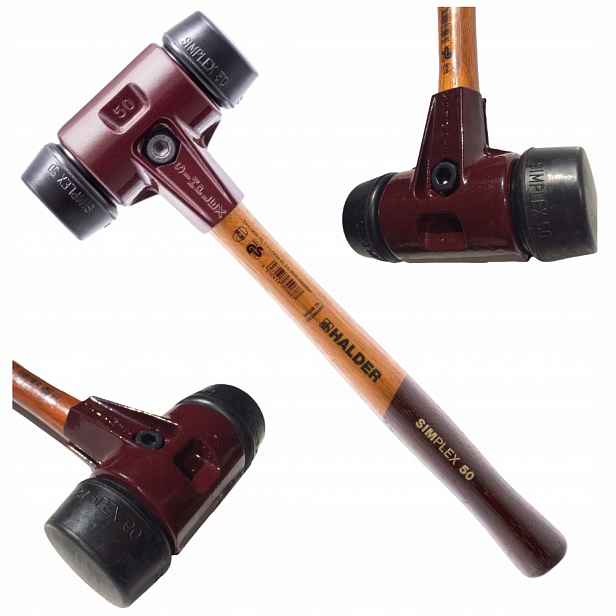 Gumové dlažební kladivo 50 mm Halder Simplex 68121050 3002 050 1 Ks