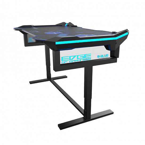Obdélníkový psací stůl E-Blue 135 x 69,5 x 78,5 cm černý