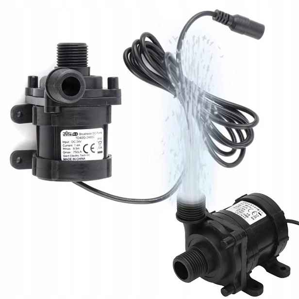 Oběhová Vodní Pumpa Na Vodu DC24V 33W 750 L/h Pro Zavlažování Jezírka