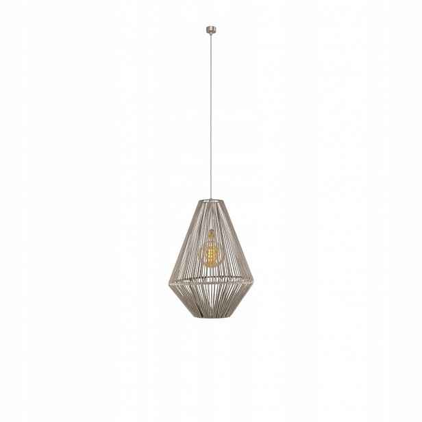 Přírodní béžová závěsná lampa boho handmade Hagata 1 5127 Antigo
