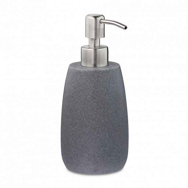 Relaxdays DÁVKOVAČ MÝDLA Šedý polyresin 300 ml