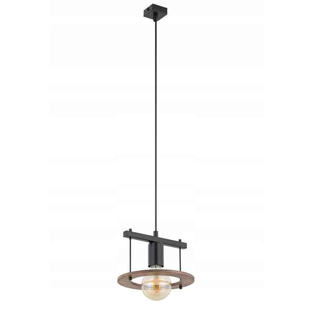 Sigma Lighting Coffee závěsná lampa černá dřevo 1xE27 max 15W