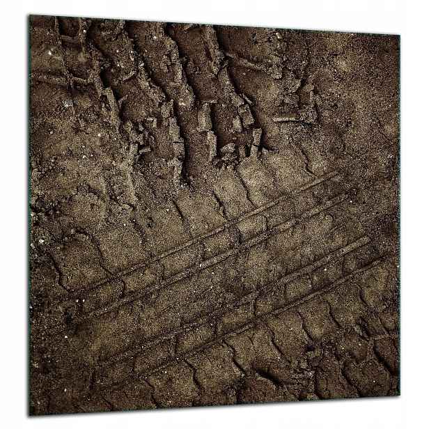 Skleněná Ochranná Deska Panel Lepidlo 60x65 Stopa