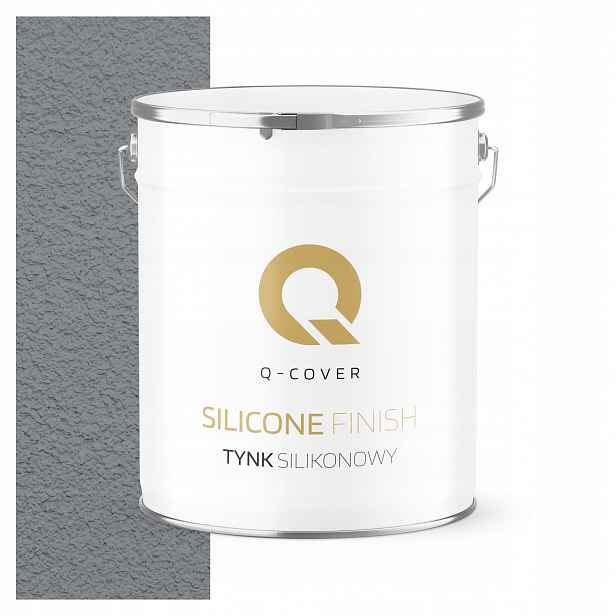 Strukturální fasádní omítka 1.0 mm Šedá 7045 7 kg Hydrofobní fasáda
