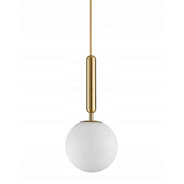 Závěsná lampa Skleněná koule Moderní lampa Mléčné stínítko Obývací pokoj Ložnice