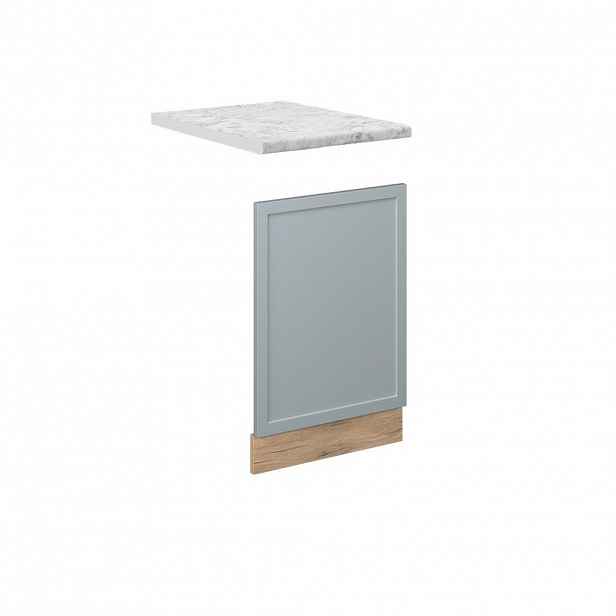 Vicco PŘEDNÍ PANEL Fame-Line Světle modrošedá 45 cm , PD Mramor