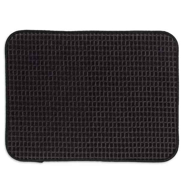KELA Odkapávací podložka Rapida 100% polyester černá 50,0x38,0cm KL-11727