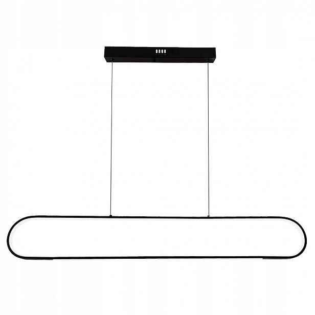 Závěsná Led lampa Milagro Frame ML1046 42W 3000lm 4000K Černá 100cm