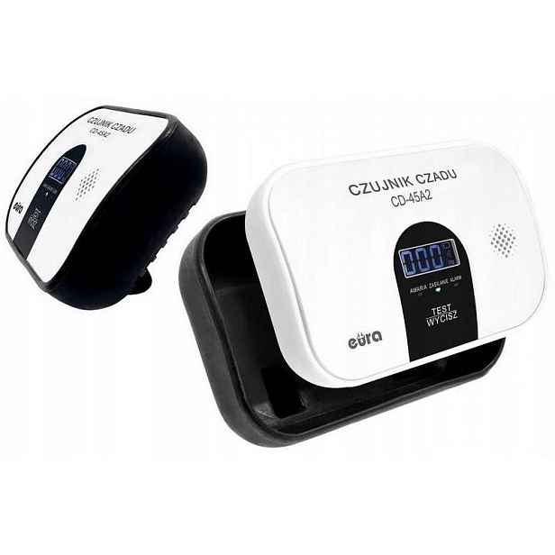 Detektor oxidu uhelnatého Eura CD-45A2 volně stojící, bateriový, LCD displej