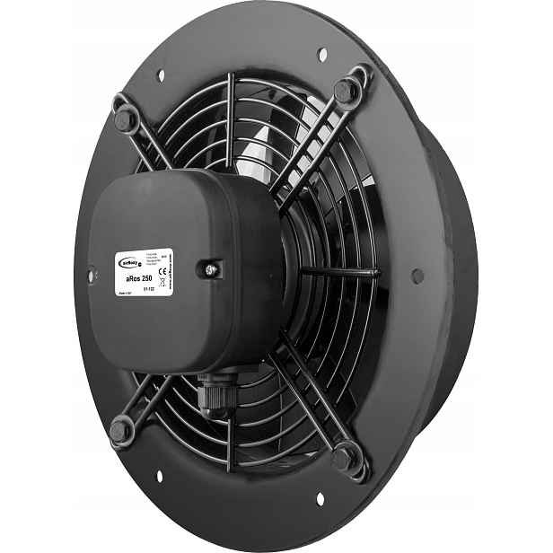 aRos 250 nástěnný průmyslový ventilátor 1215 m3/h