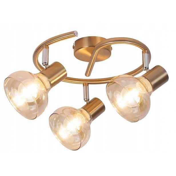 Holly stropní bodové svítidlo max. 3x40W E14 IP20 antická zlatá