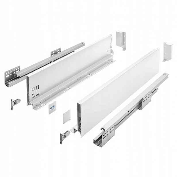 Šuplík Gtv Axis Pro Push To Open L500 S. Nízká H69 Bílá Pod Troubu