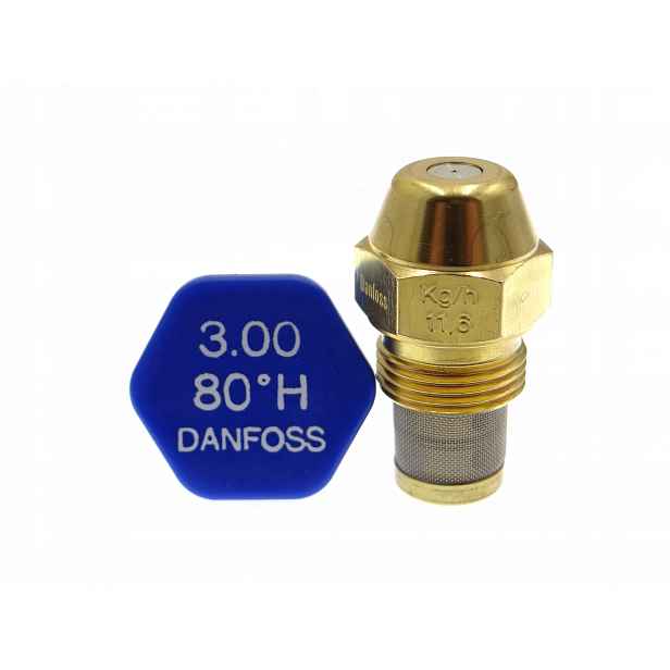 Tryska Danfoss pro olejové hořáky 3,00 USgal/h 80°H 11,60 Kg/h