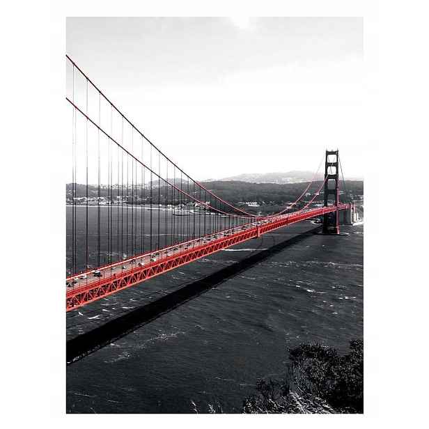 Vliesová fototapeta Zlatá brána San Francisco Usa krajina 184x254 lepidlo