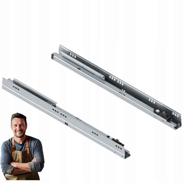 Vodicí lišty pro zásuvky, vedení korpusu BL-578.5501M Tandembox 550 mm 30 kg