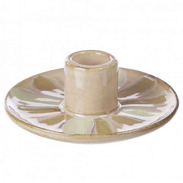 Butlers SEVENTIES Svícen na dlouhou svíčku - béžová