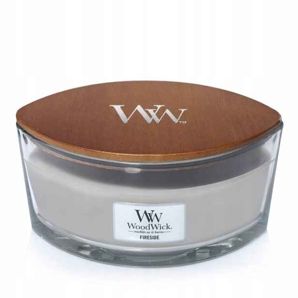Fireside – Woodwick Hearthwick – svíčka elipsa