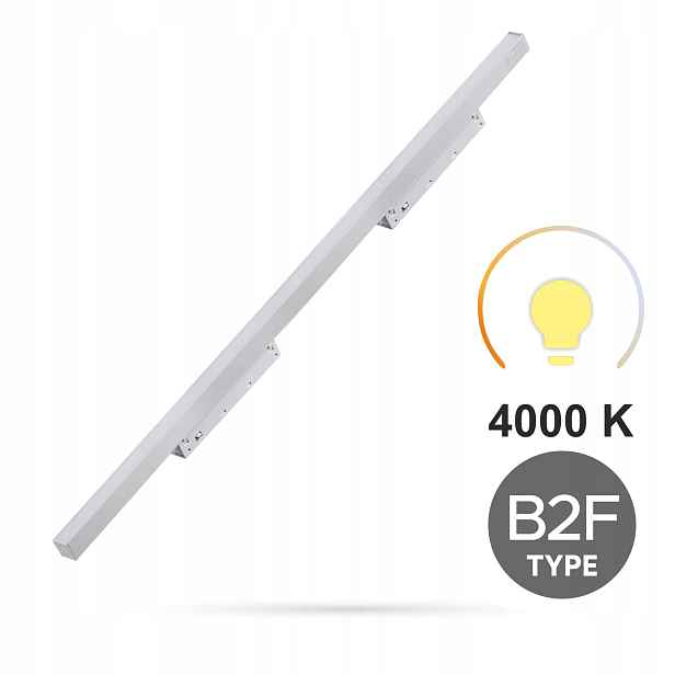 Lineární reflektor Bílý Led Flood 40W 4000K Neut. Typ B2F Smart Track 48VDC