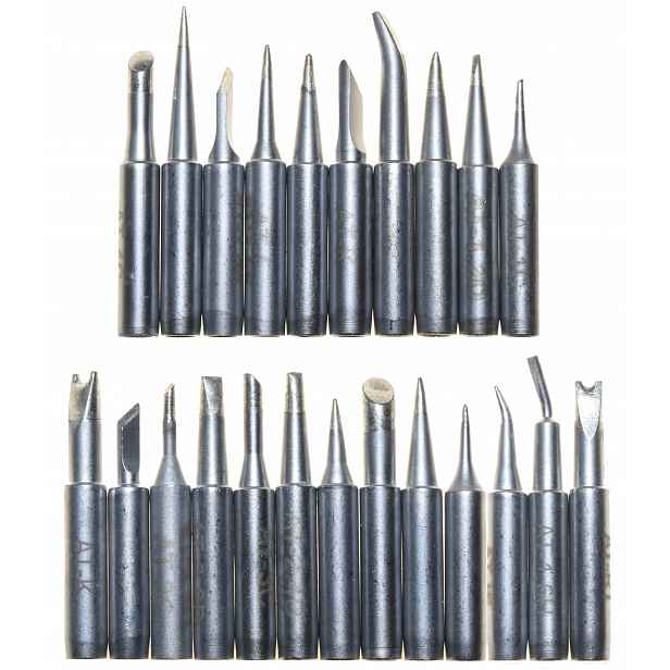 Sada 23 kusů hrotů stanice ZD937 a páječky s hrotem 6,3 mm