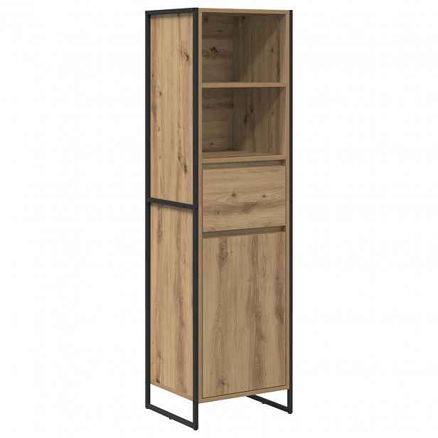 vidaXL Knihovna Dub artisan 43 x 36 x 150.5 cm Kompozitní dřevo