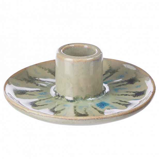 Butlers SEVENTIES Svícen na dlouhou svíčku - šalvějová