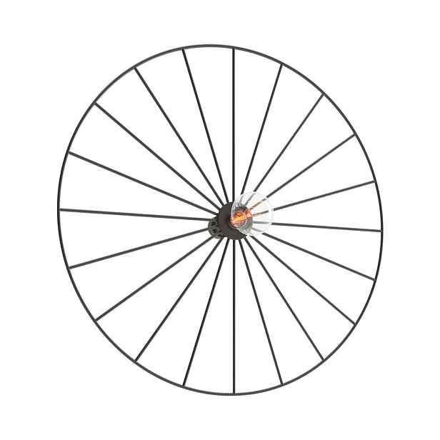 Černé stropní svítidlo ø 45 cm Soho – Sollux