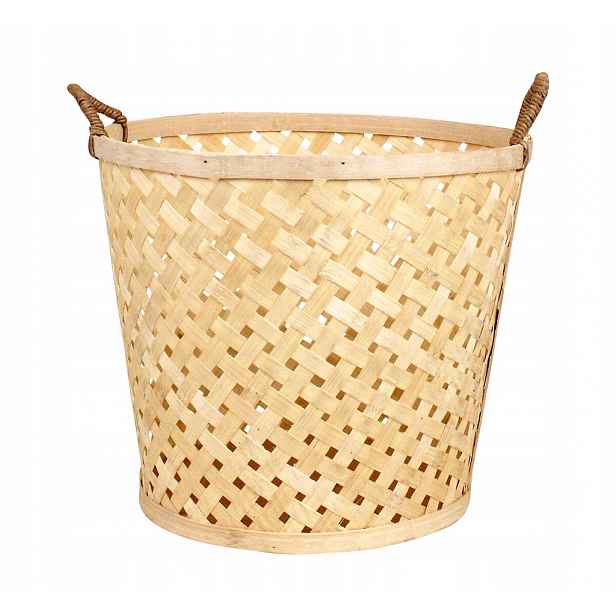 Koš 100% Přírodní bambusový Styl Boho 30 cm