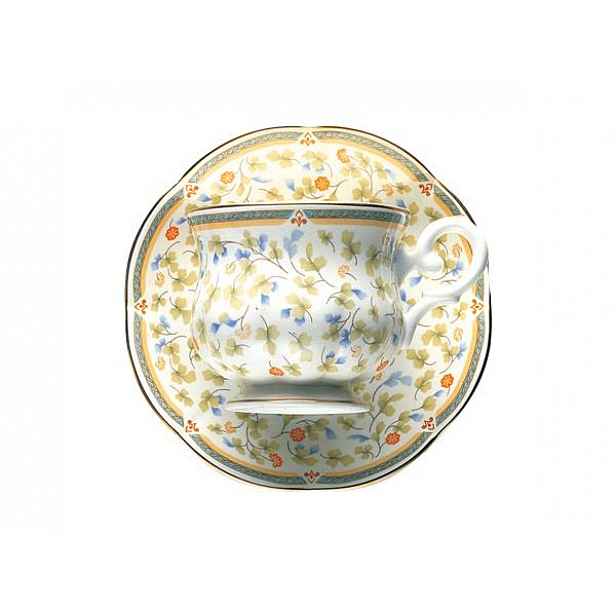 Porcelán Zepter Flora - 6 šálků a 6 podšálků