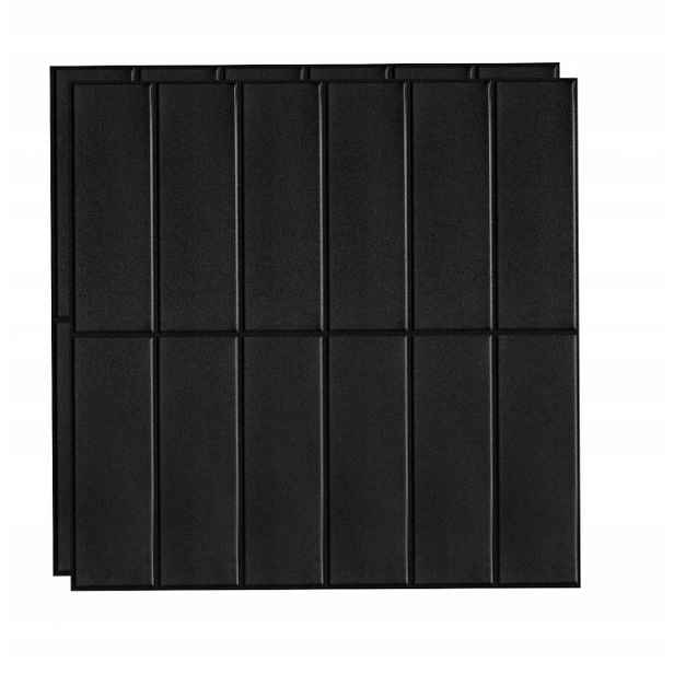 Shein Černé Samolepky Napodobující Dlaždice 20 Ks Ehg S07__30,5X30,5CM